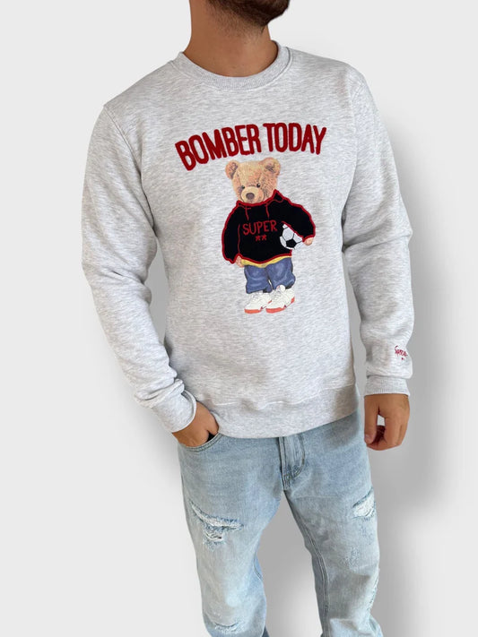 SUPERCULTURE Felpa orsetto super bomber today