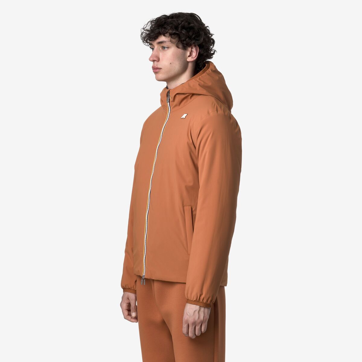 K-WAY Giubbotto invernale uomo reversibile con cappuccio JACK ST WARM DOUBLE