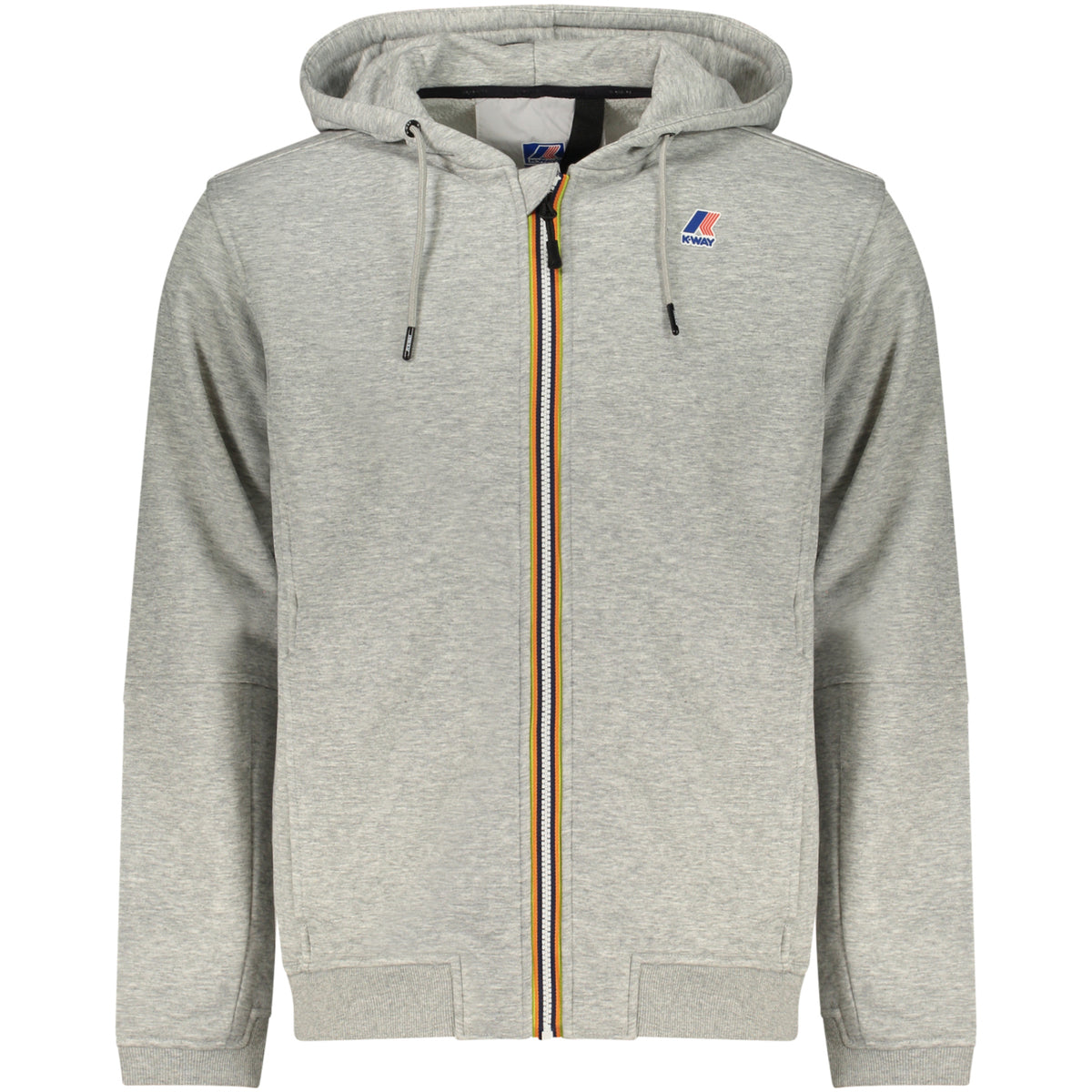 K-WAY Felpa invernale unisex con zip e cappuccio PROSPER BRUSHED PC