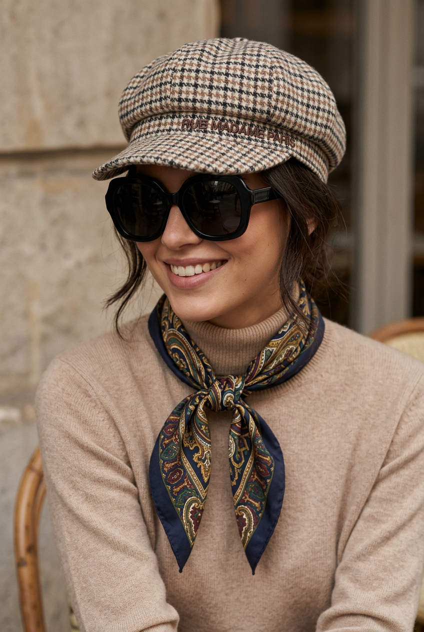 RUE MADAM PARIS Cappello MEGEVE BAKER HAT