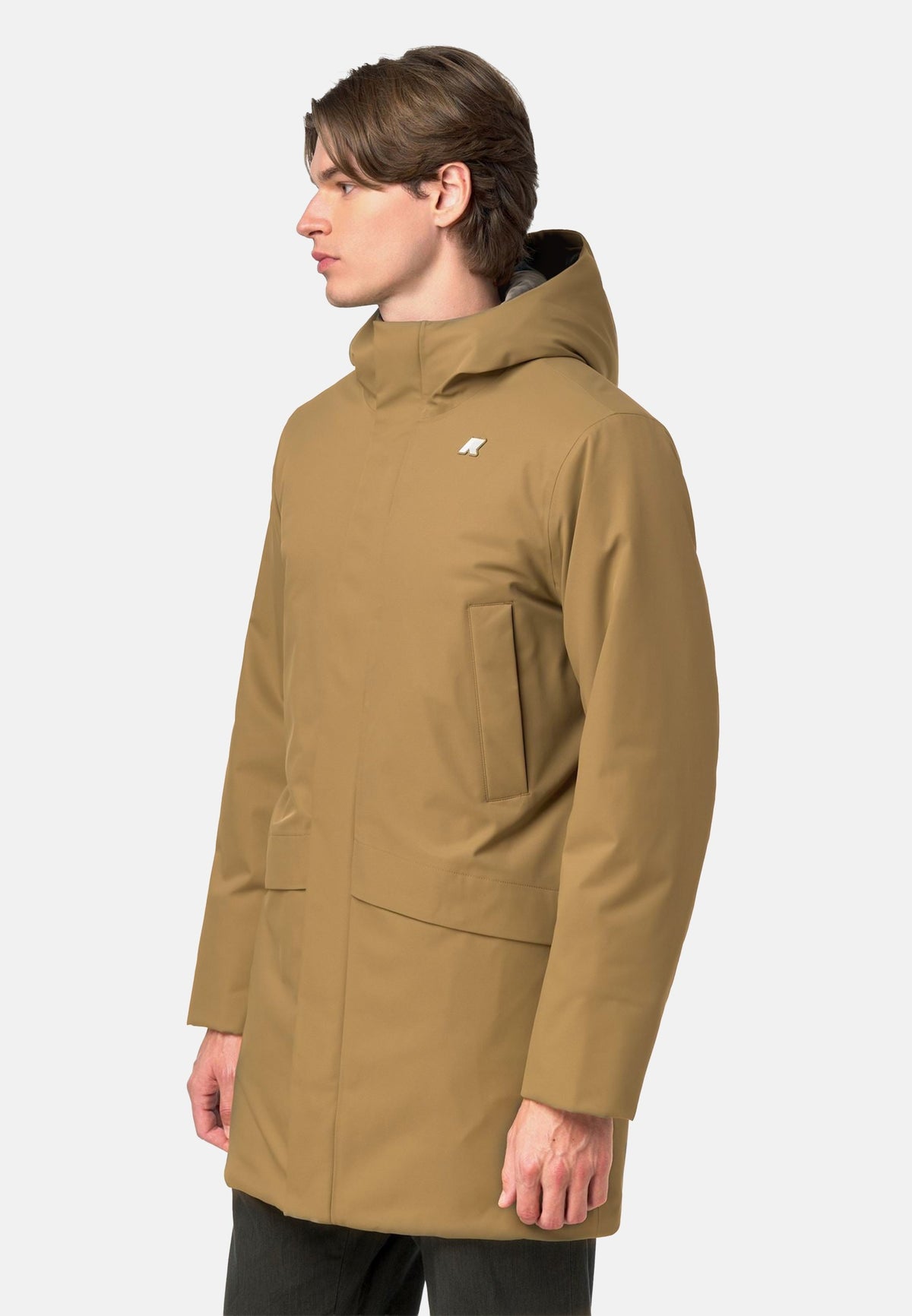 K-WAY Giubbotto mezza lunghezza JARNO TWILL MARMOTTA