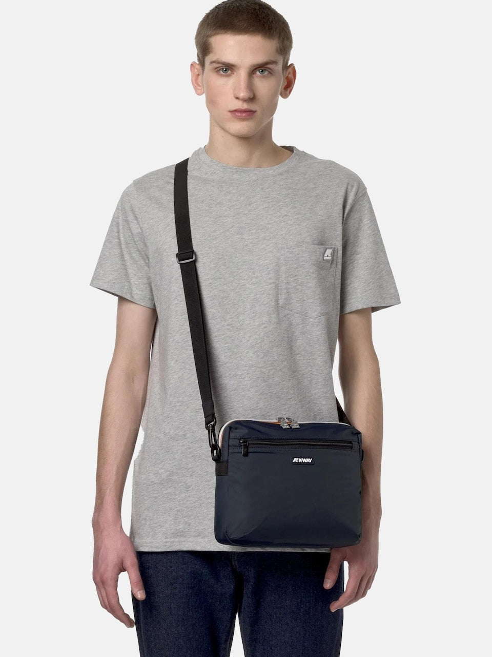 K-WAY Borsa a tracolla unisex MOIRE in ripstop