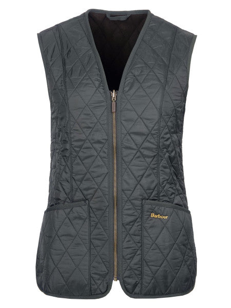 BARBOUR gilet imbottito con fodera in pile BETTY