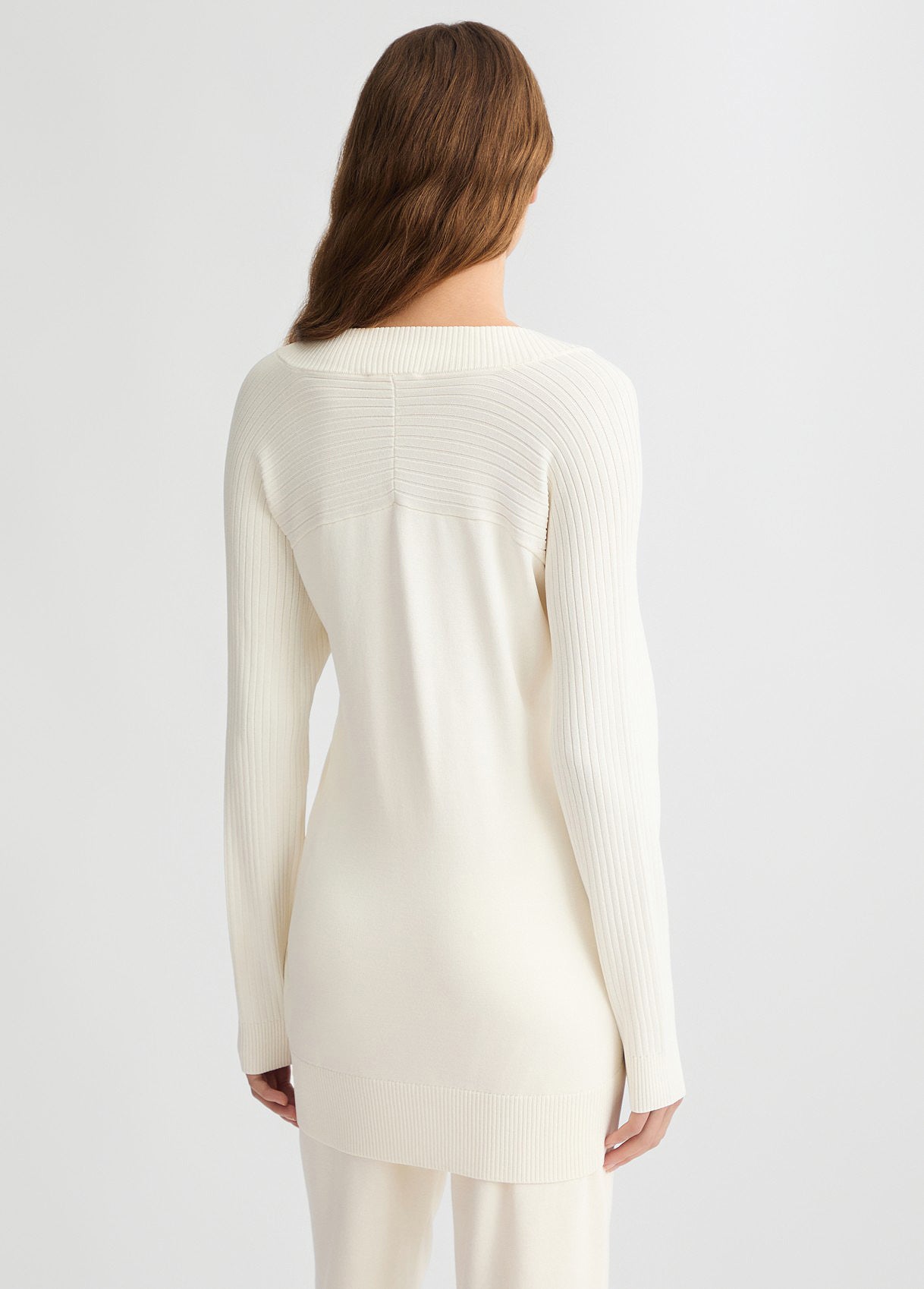 LIU JO Cardigan donna lungo con zip e tasche con bottoni oro