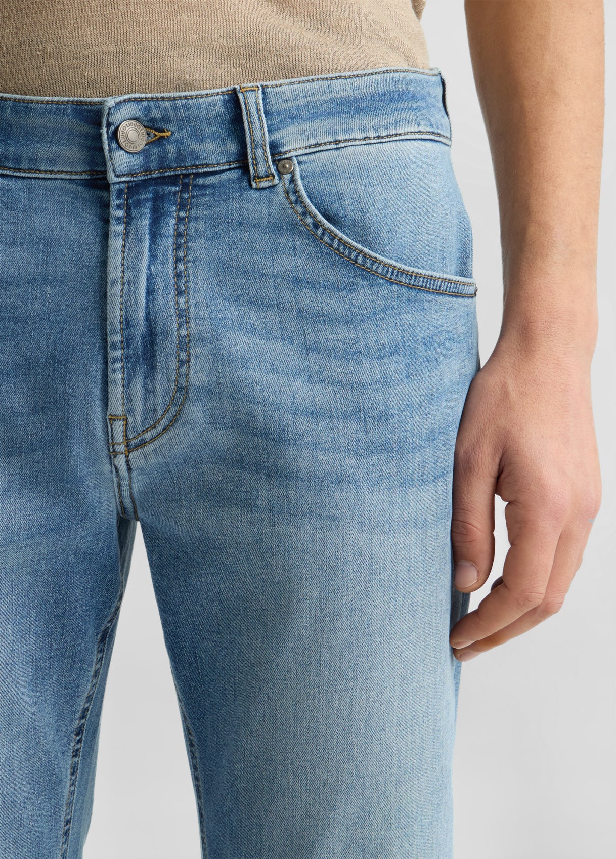 LIU JO Jeans uomo skinny lavaggio medio modello SCOTT