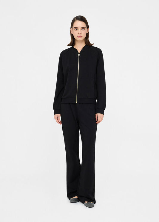 LIU JO Completo felpa e pantaloni in jersey di cotone beige