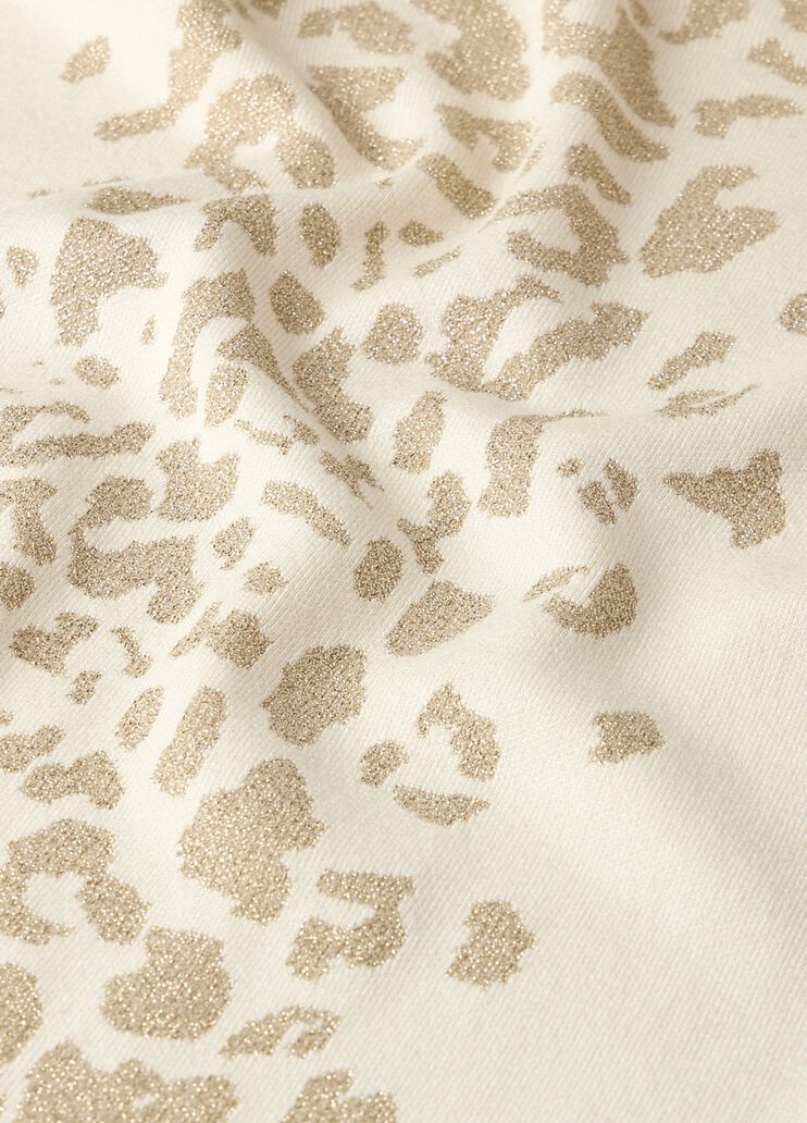 LIU JO Sciarpa in maglia fantasia jacquard animalier