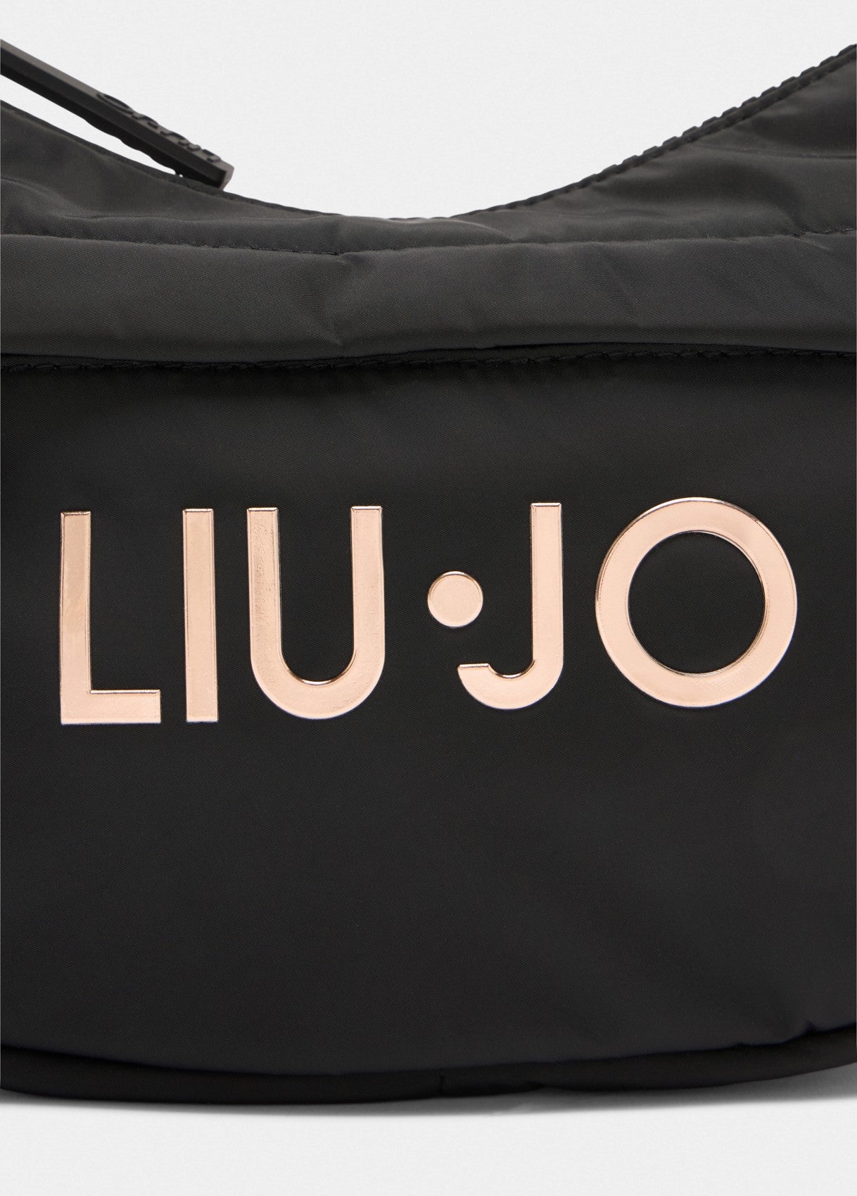 LIU JO Borsa a tracolla in nylon con logo metallico TF5081
