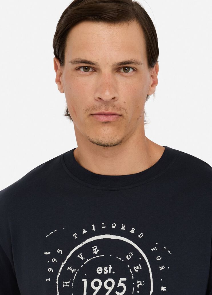 LIU JO T-Shirt girocollo maniche corte con logo bollo frontale