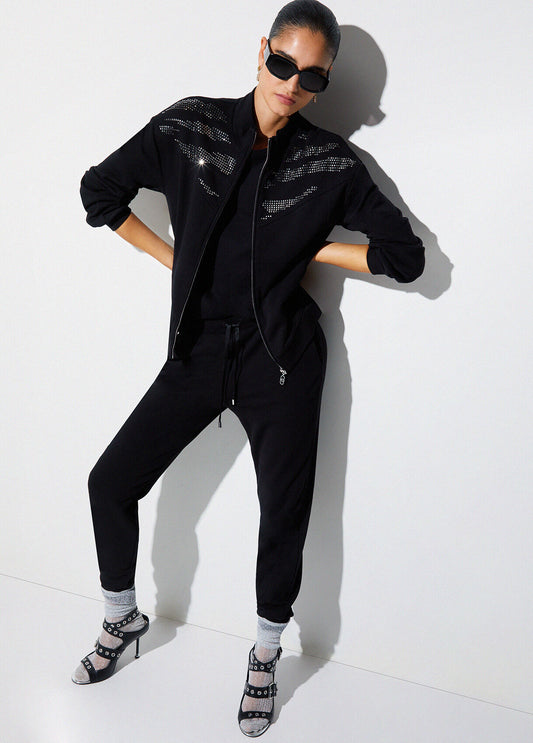 LIU JO Pantaloni jogger con coulisse in felpa