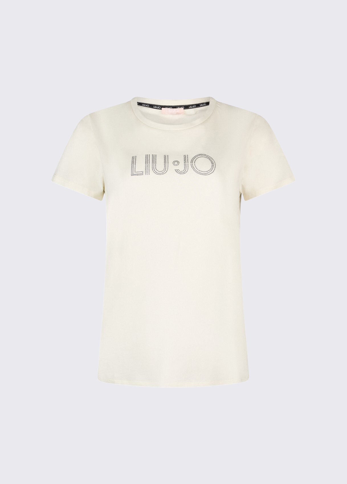 LIU JO T-Shirt girocollo maniche corte con logo frontale