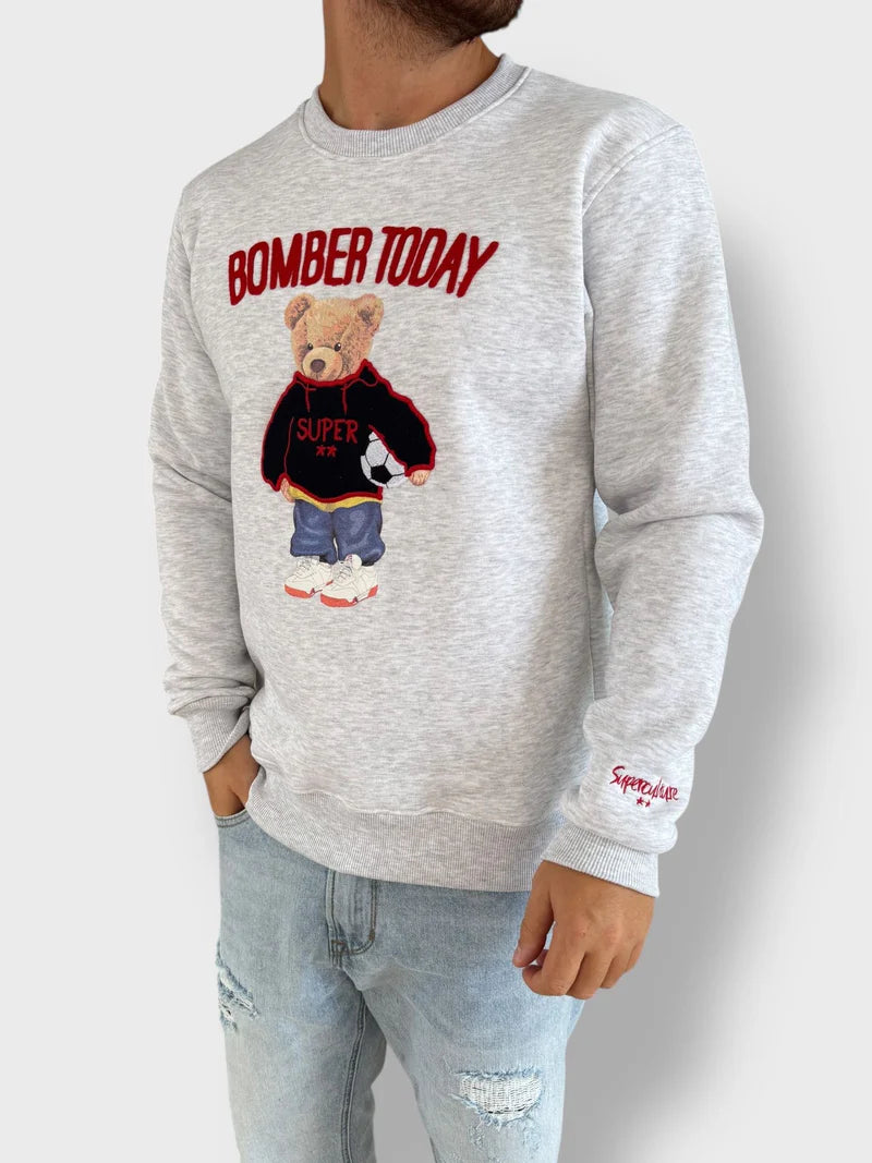 SUPERCULTURE Felpa orsetto super bomber today