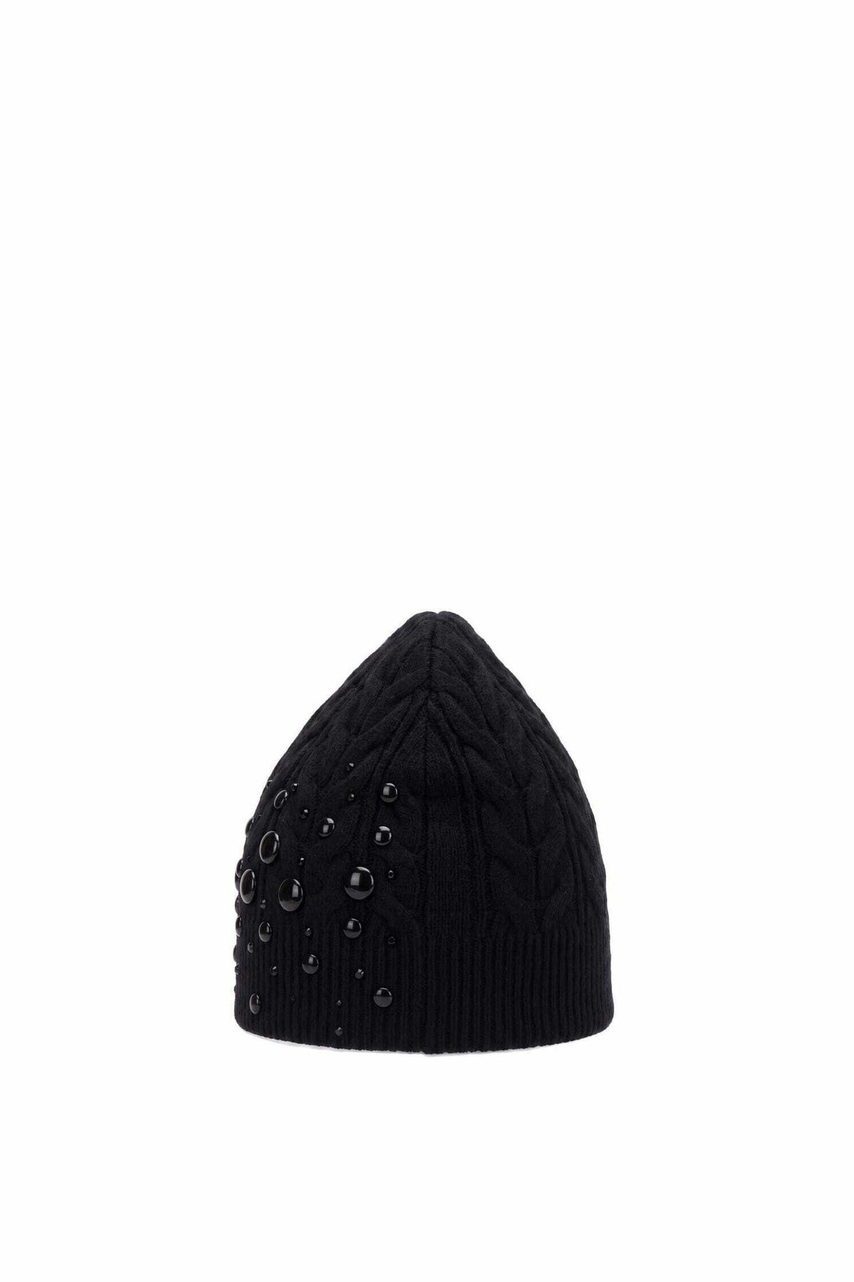 LIU JO Cappello in maglia a trecce con borchie