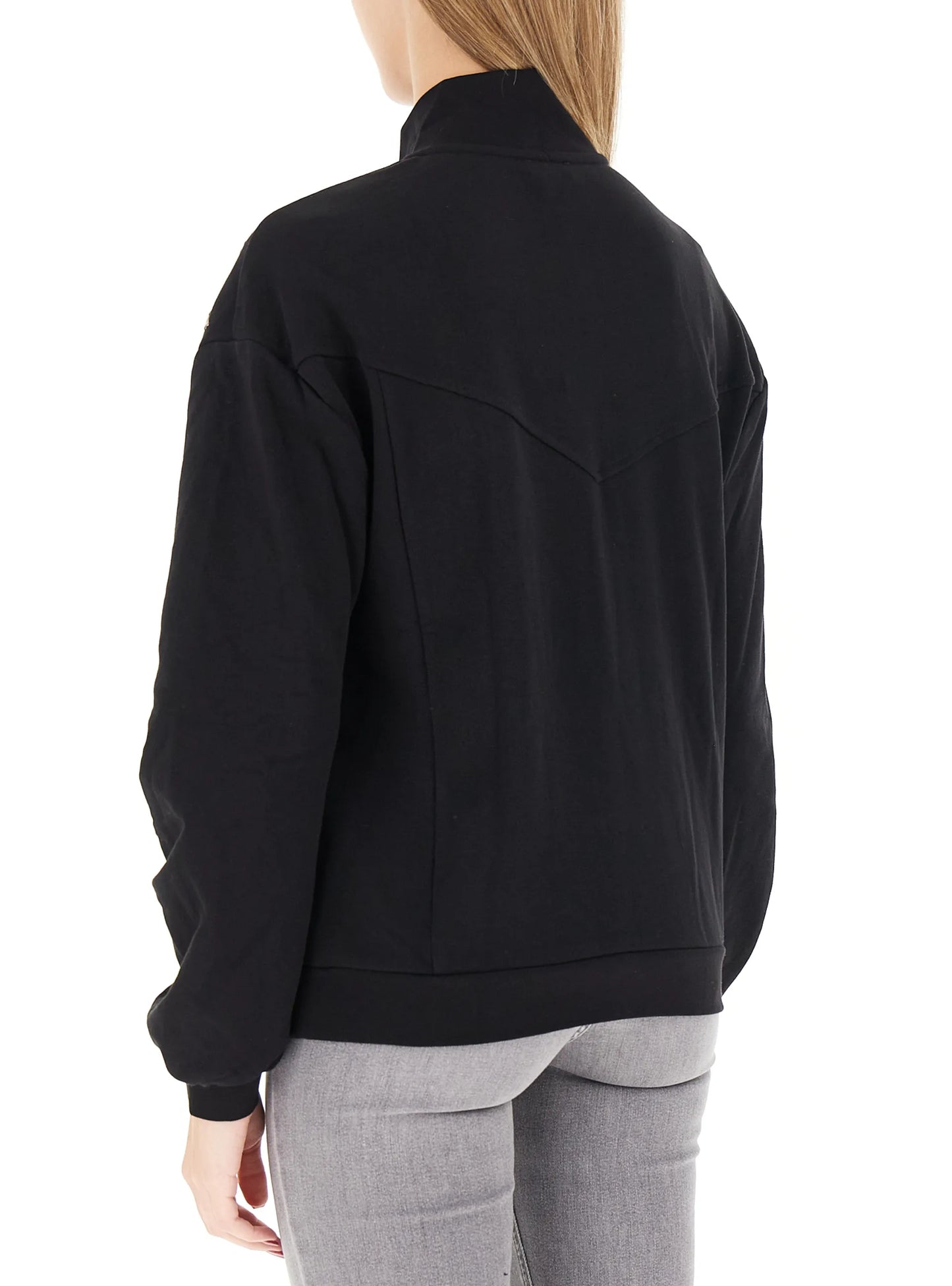 LIU-JO Felpa zip e strass