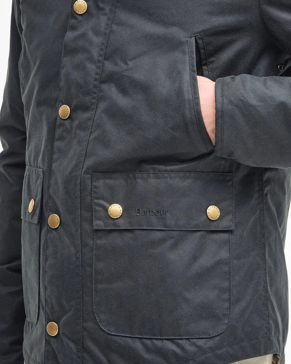 BARBOUR Giacca in cotone cerato Reelin wax jacket