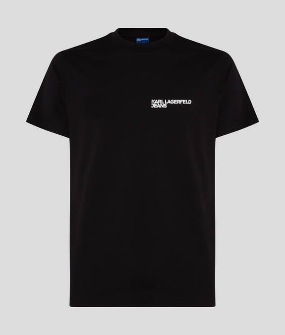 KARL LAGERFELD T-Shirt girocollo maniche corte slim con logo laterale