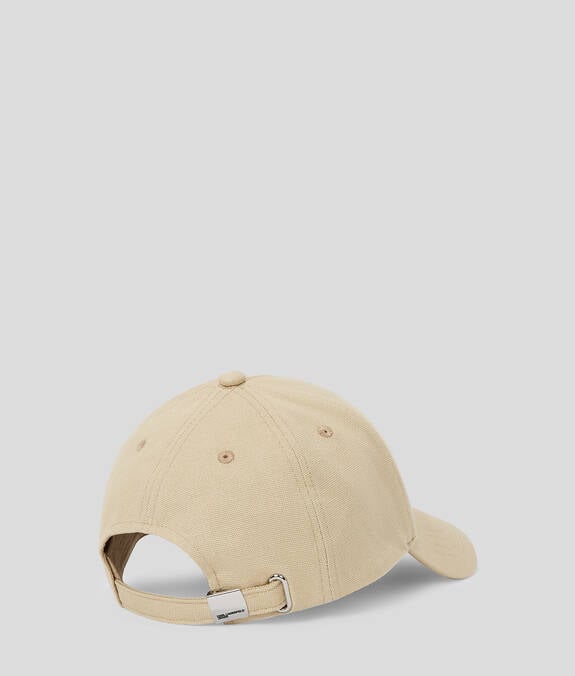 KARL LAGERFELD Cappello da baseball con visiera e patch frontale