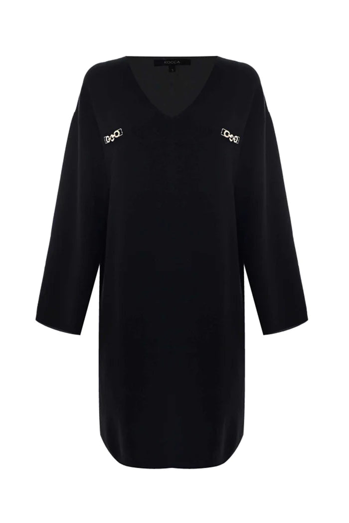 KOCCA abito con scollo V con catene IRES