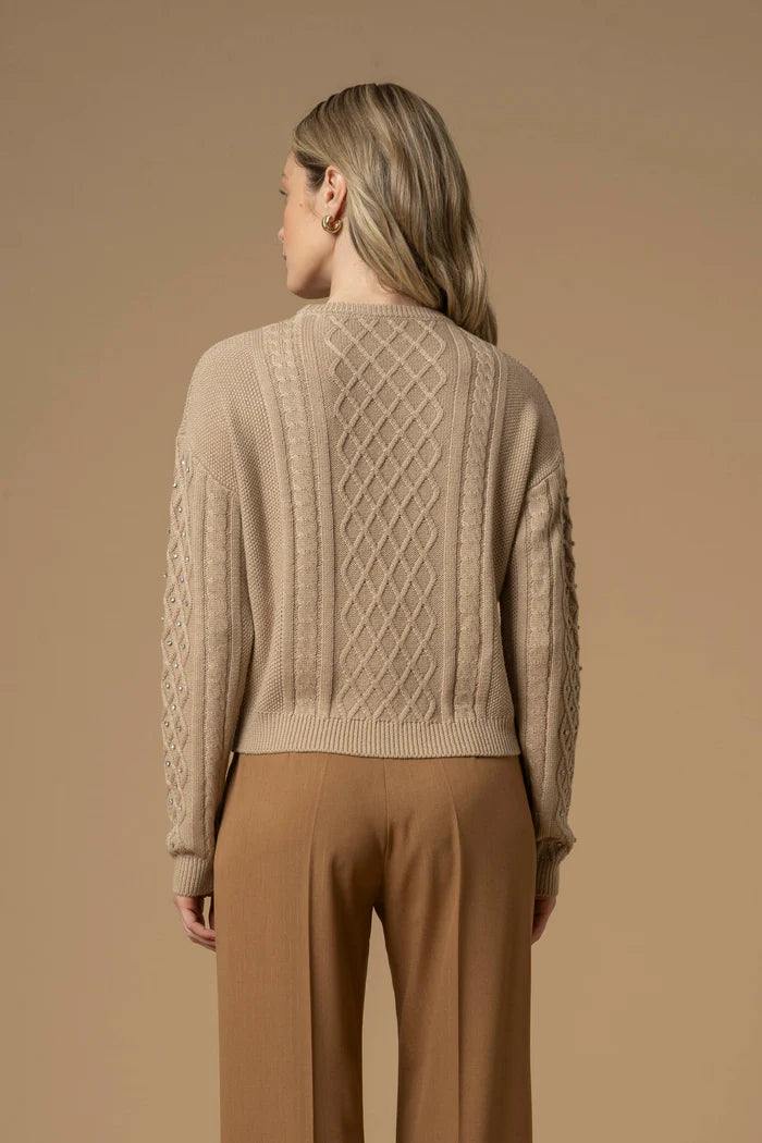 KOCCA Maglia lavorata con punti luce EMILIANA