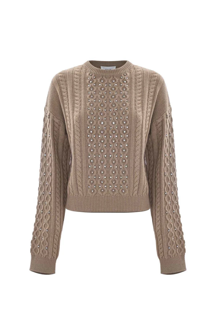 KOCCA Maglia lavorata con punti luce EMILIANA