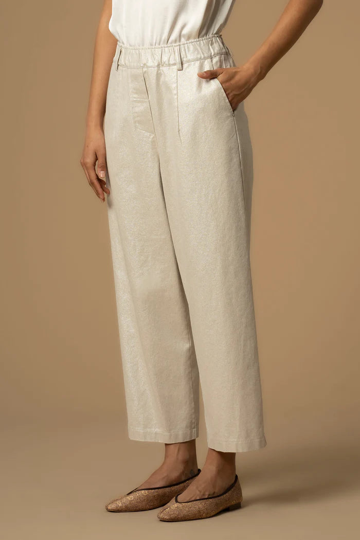 KOCCA Pantaloni cropped in cotone ANESTIS
