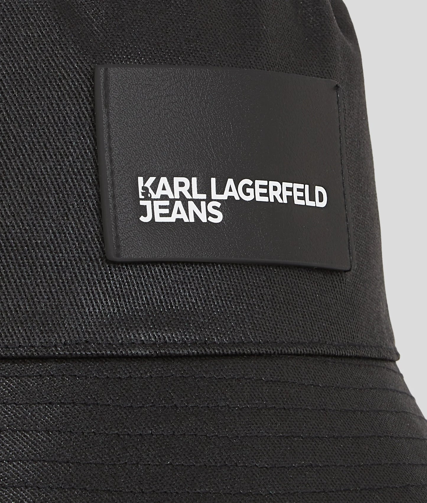 KARL LAGERFELD JEANS Cappello da pescatore in denim spalmato
