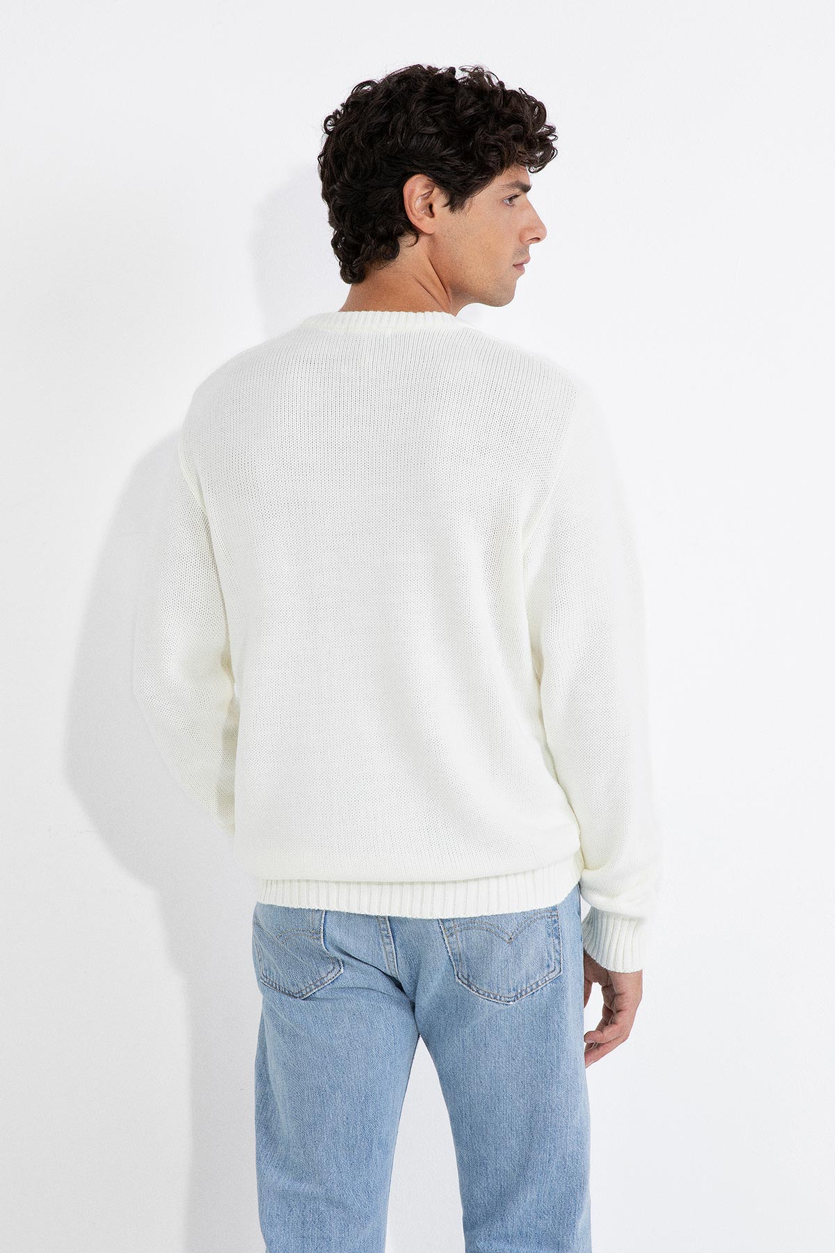 SUPERCULTURE Maglia girocollo con ricamo ST. MORITZ SKI CLUB