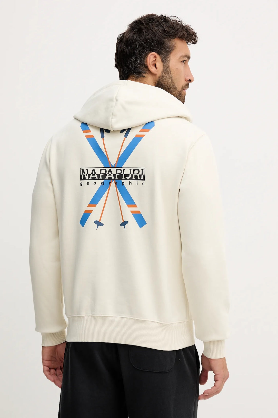NAPAPIJRI Felpa con cappuccio e stampa sulla schiena FIEMME H
