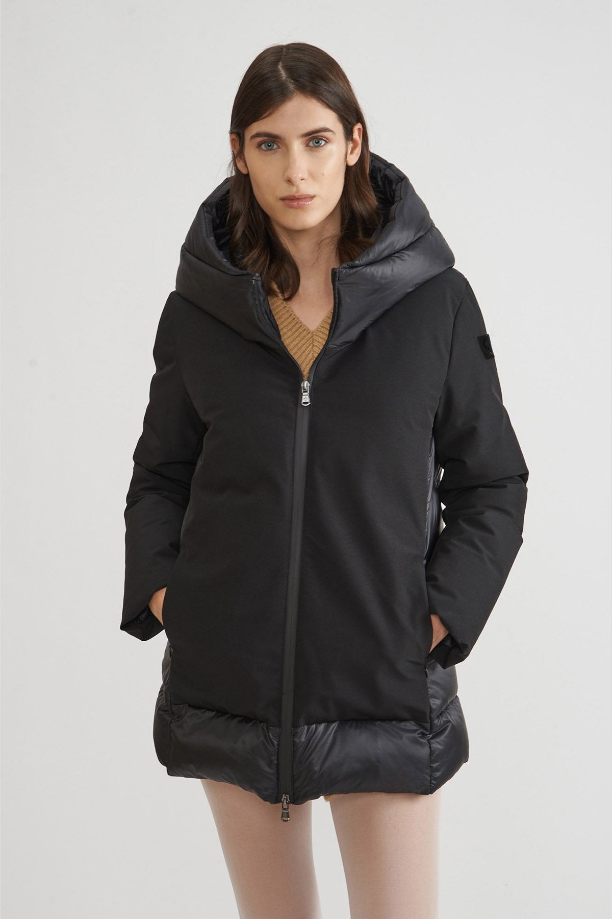 CANADIAN Giubbotto donna bitessuto con cappuccio LYTTON COAT 2
