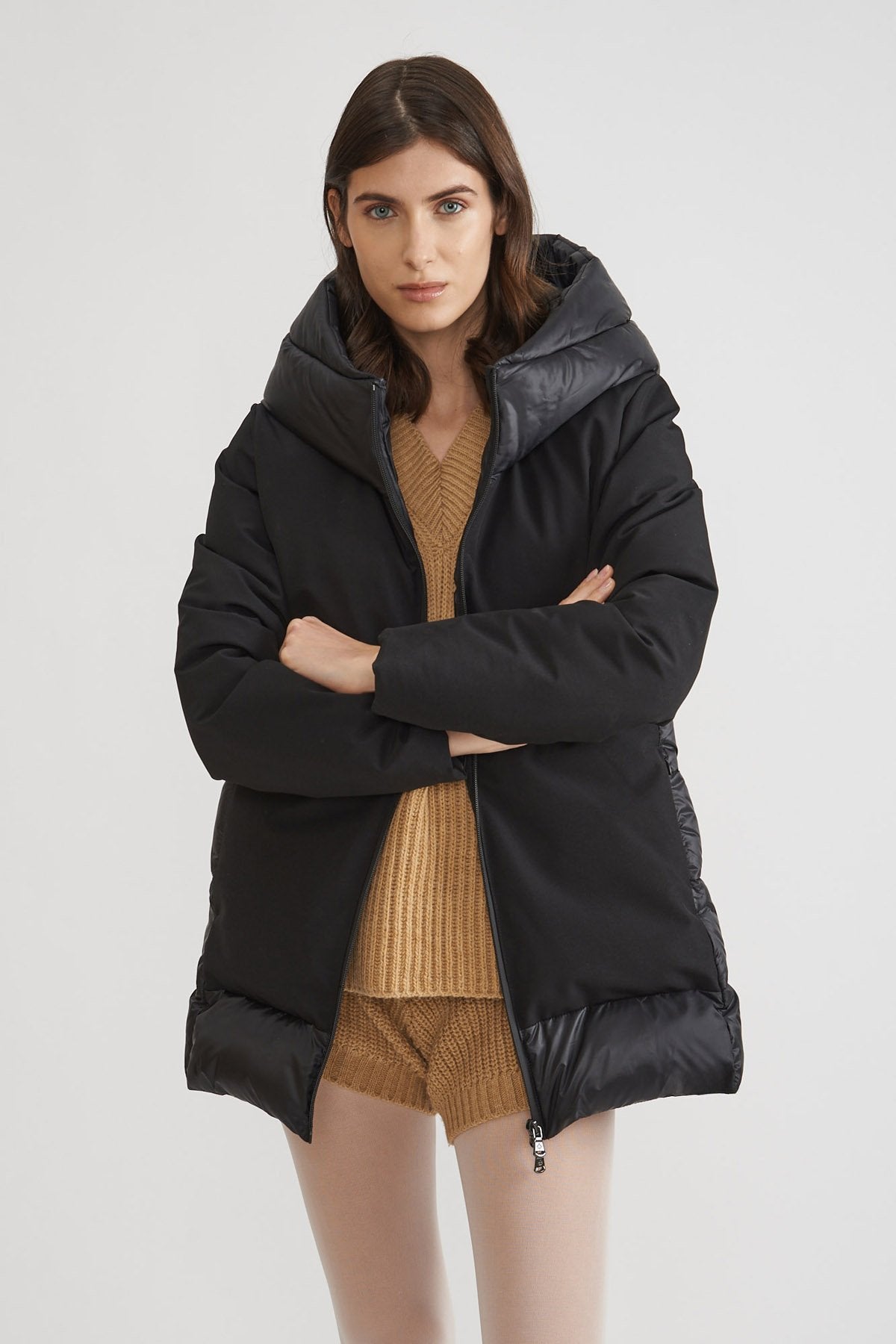 CANADIAN Giubbotto donna bitessuto con cappuccio LYTTON COAT 2
