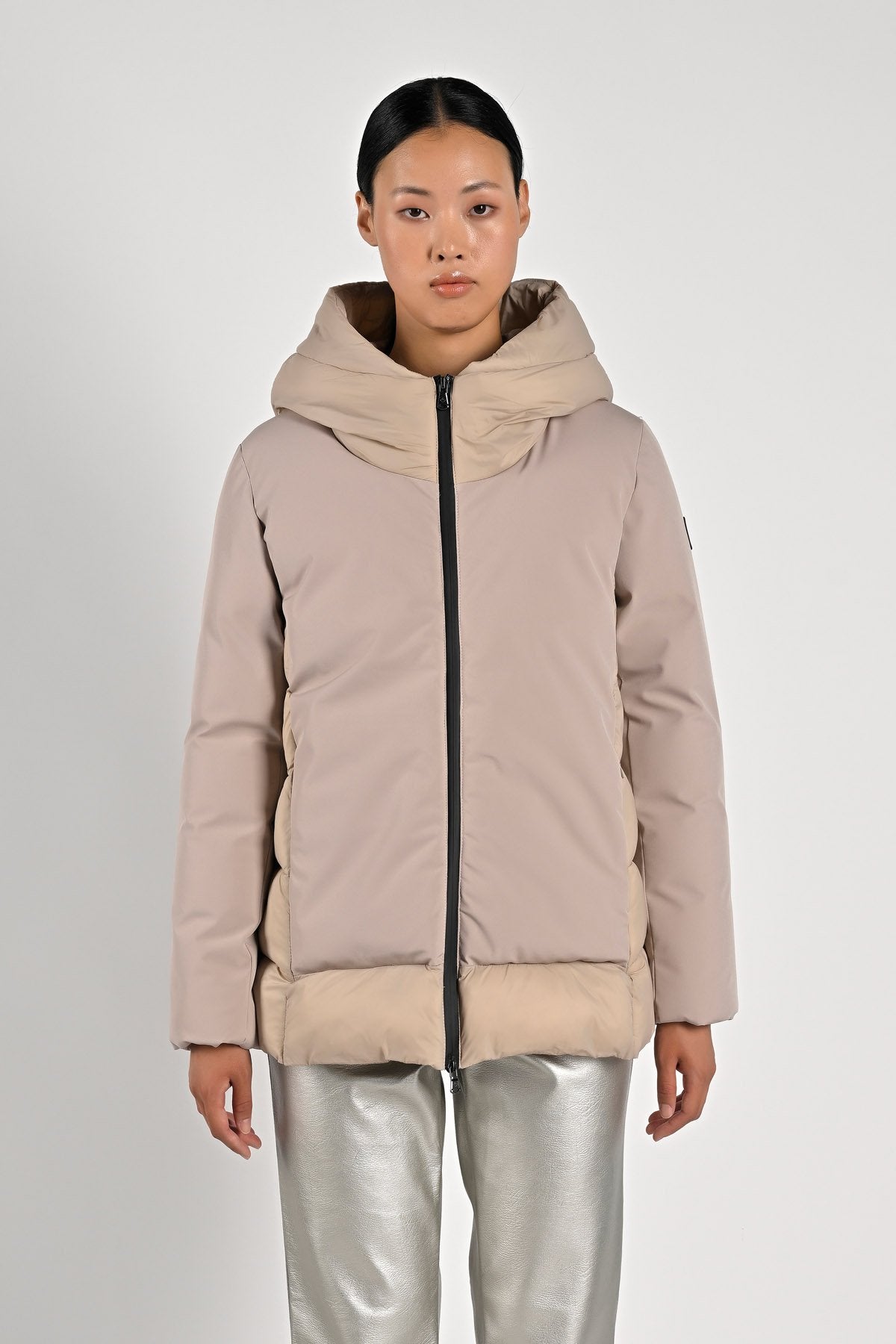 CANADIAN Giubbotto donna bitessuto con cappuccio LYTTON COAT 2