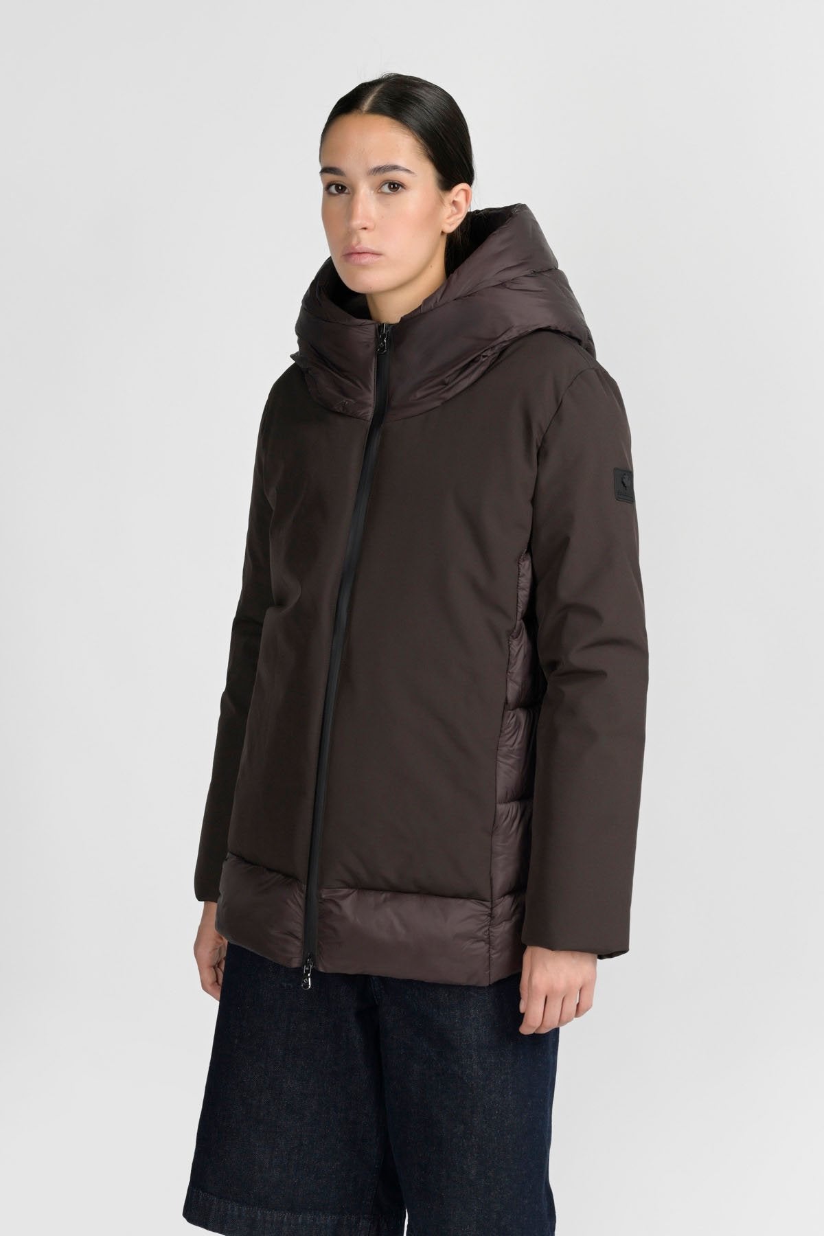 CANADIAN Giubbotto donna bitessuto con cappuccio LYTTON COAT 2