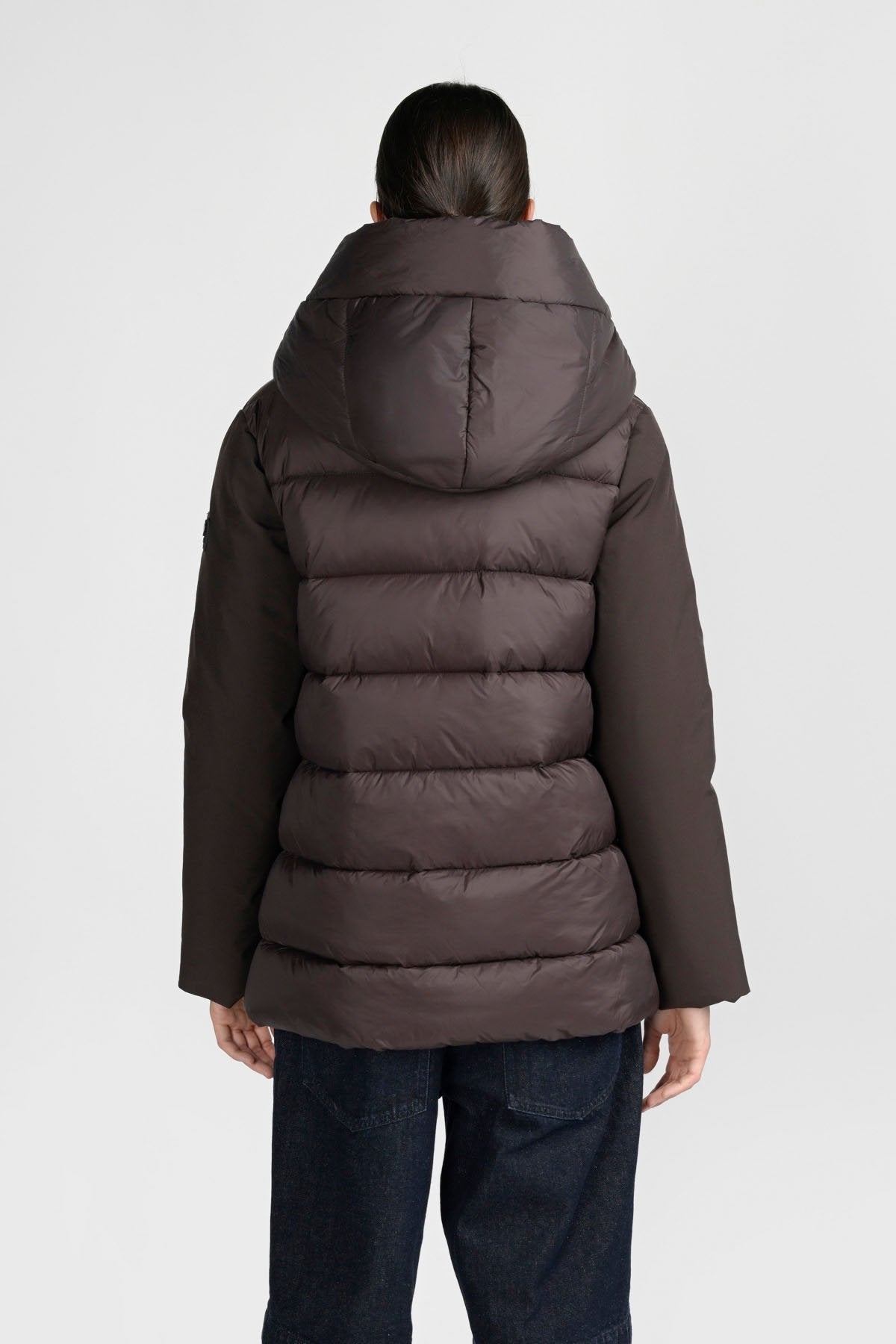 CANADIAN Giubbotto donna bitessuto con cappuccio LYTTON COAT 2