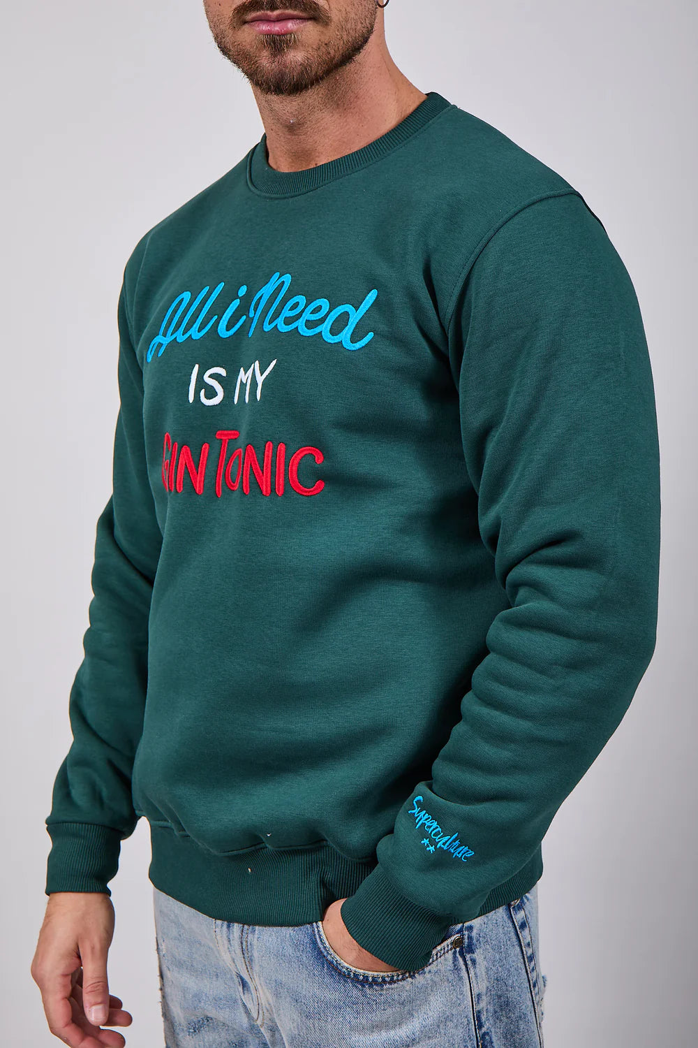 SUPERCULTURE Felpa all I need is my gin tonic