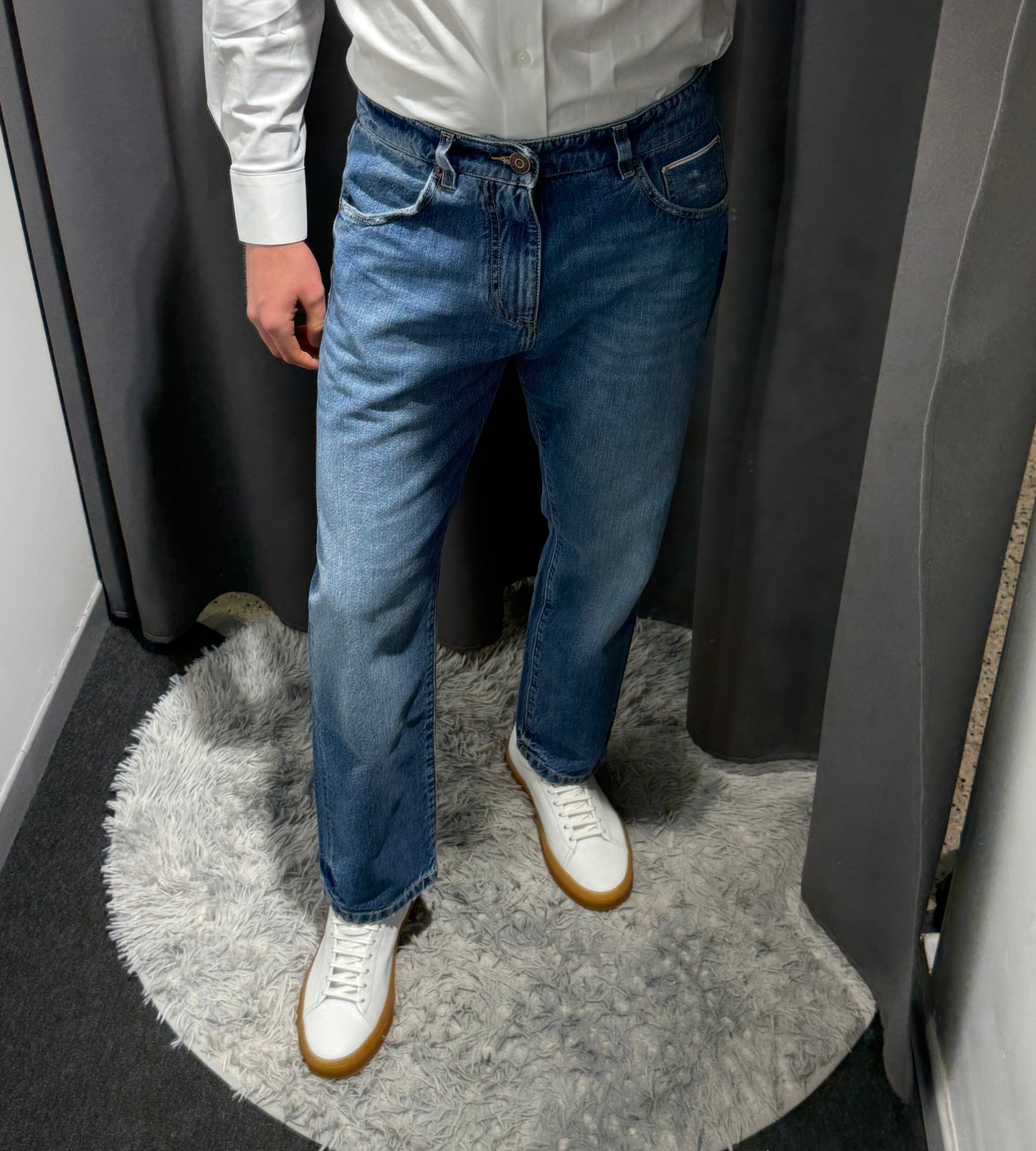 TELERIA ZED Jeans gamba dritta lavaggio medio used