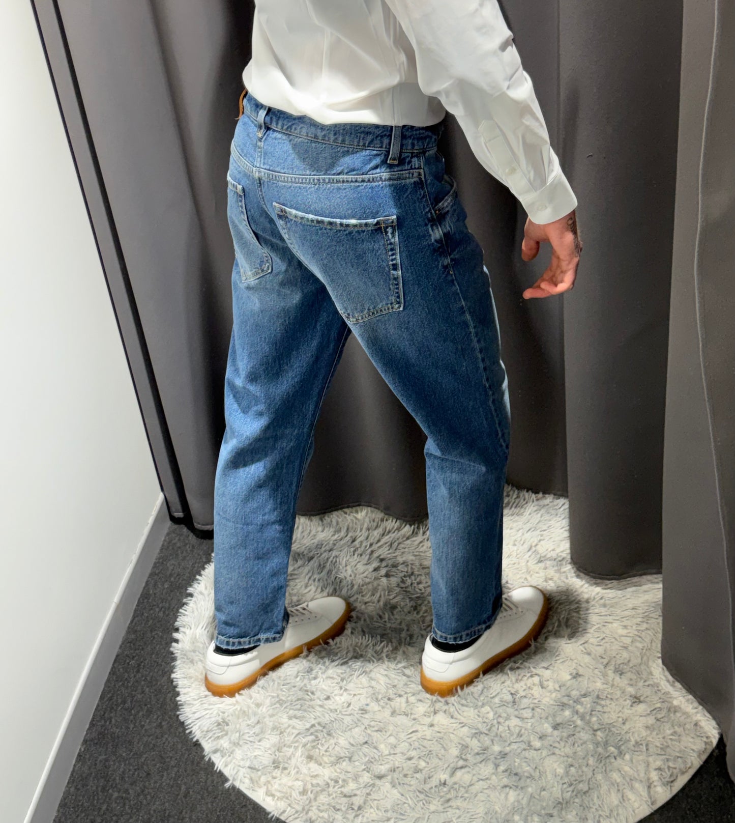 TELERIA ZED Jeans gamba dritta lavaggio medio used