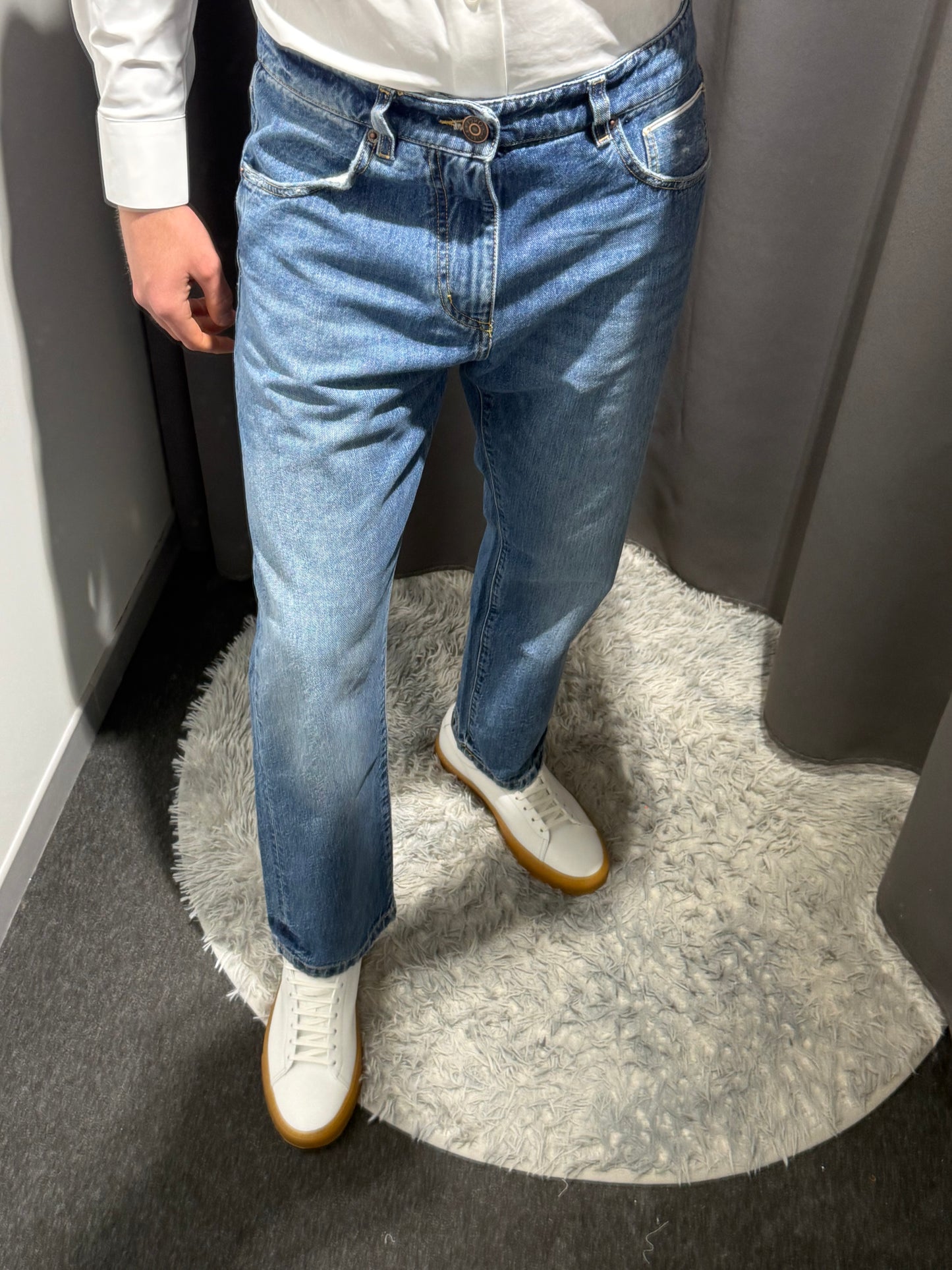 TELERIA ZED Jeans gamba dritta lavaggio medio used