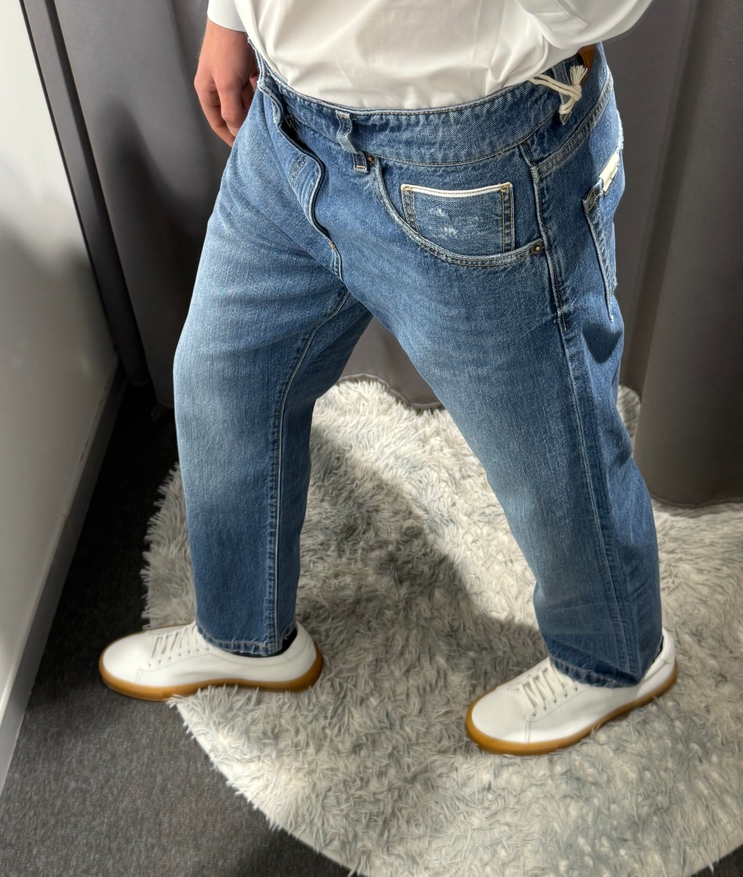 TELERIA ZED Jeans gamba dritta lavaggio medio used