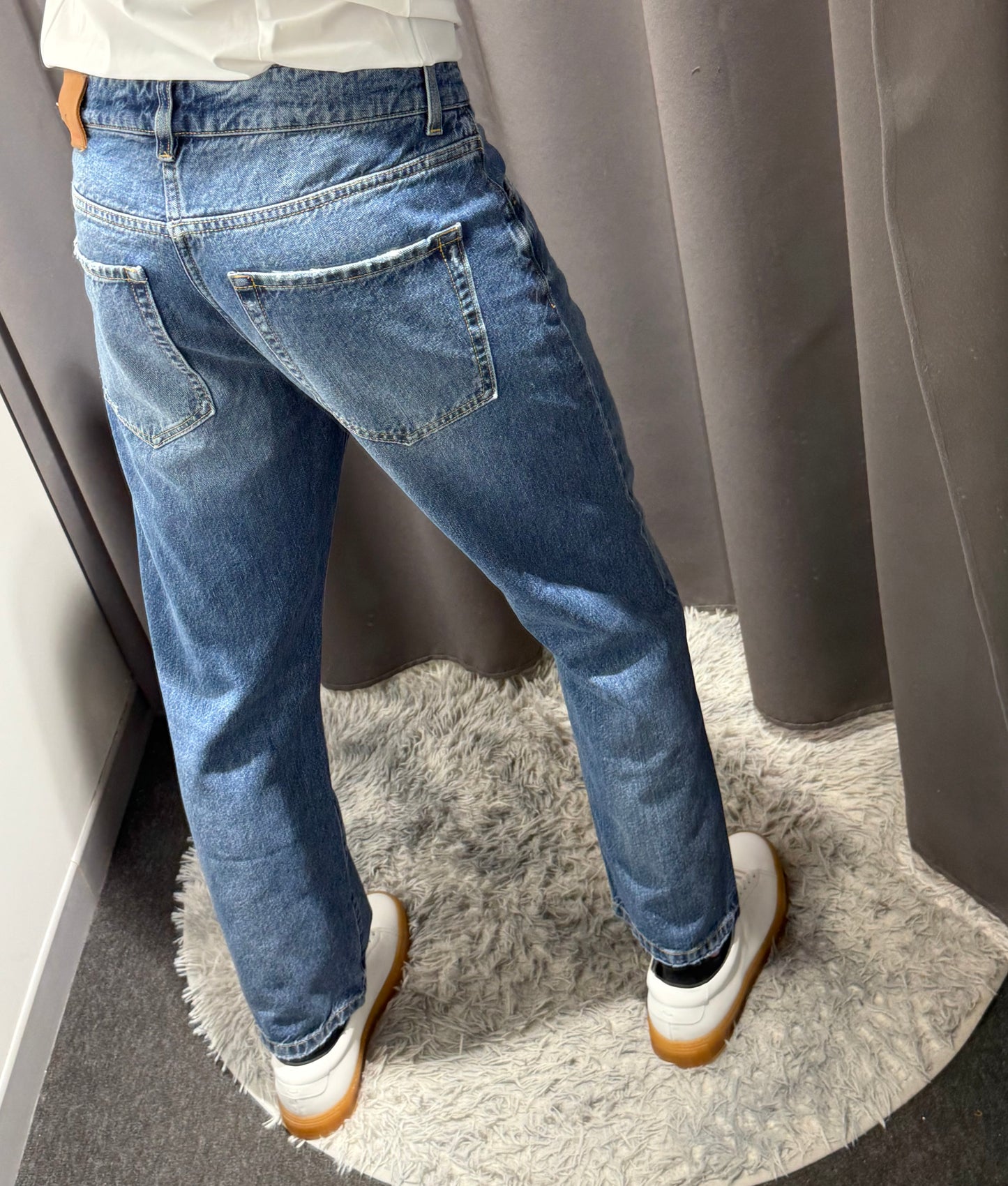 TELERIA ZED Jeans gamba dritta lavaggio medio used