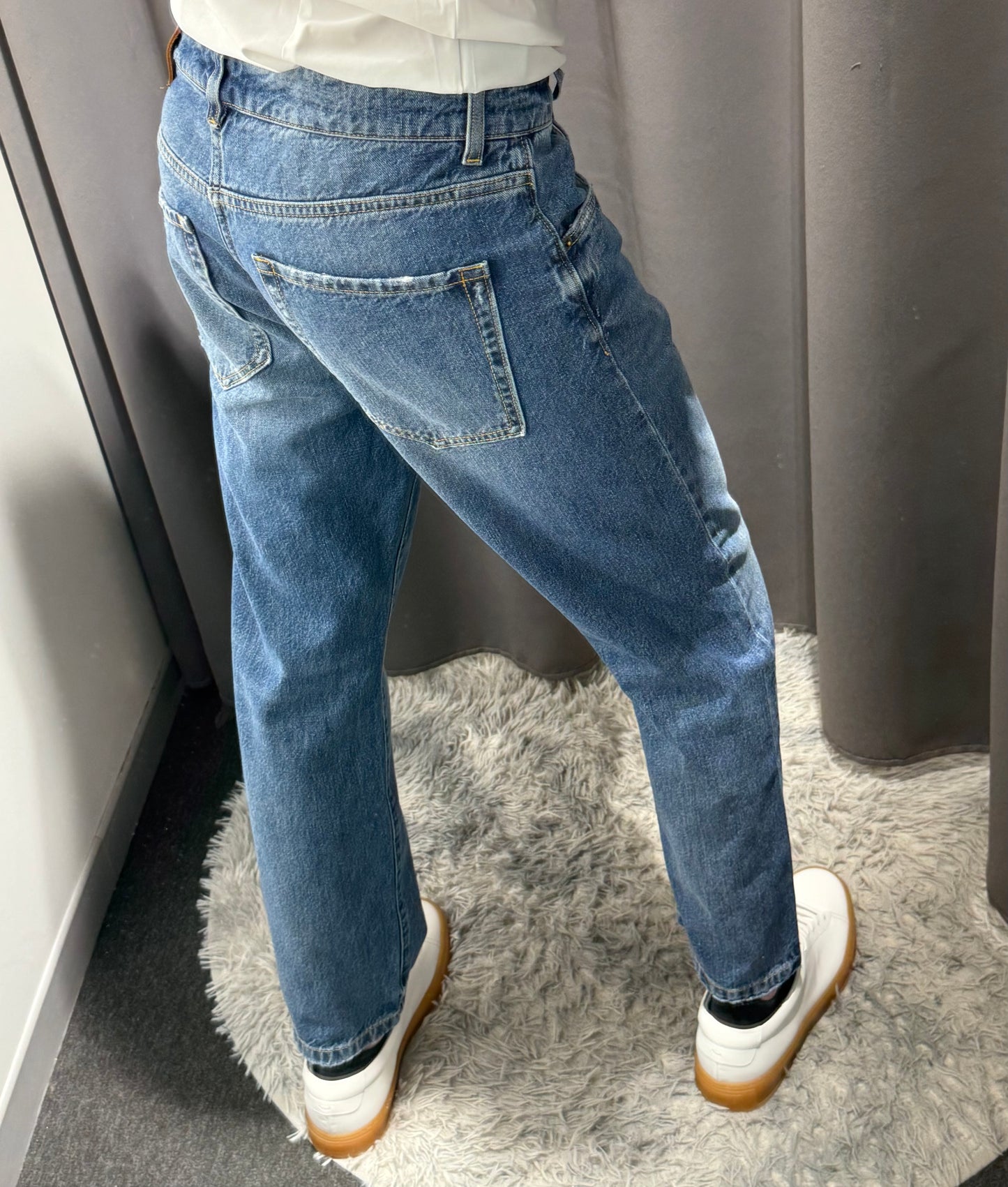 TELERIA ZED Jeans gamba dritta lavaggio medio used