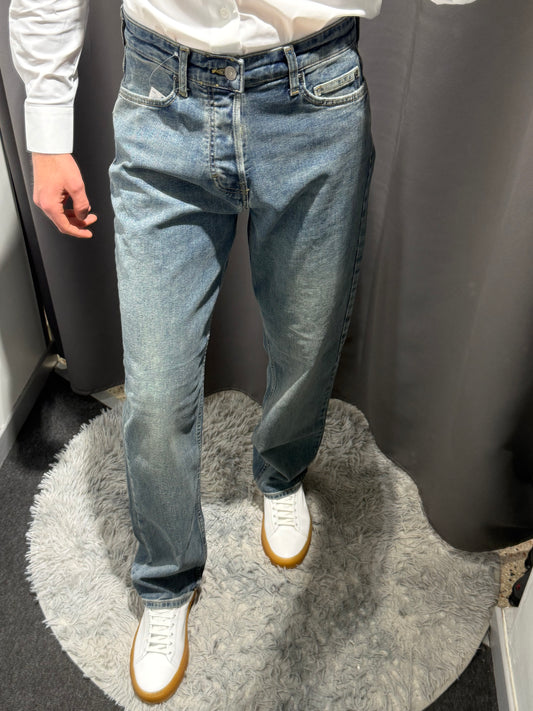 LIU JO Jeans gamba dritta REY lavaggio medio e bleached