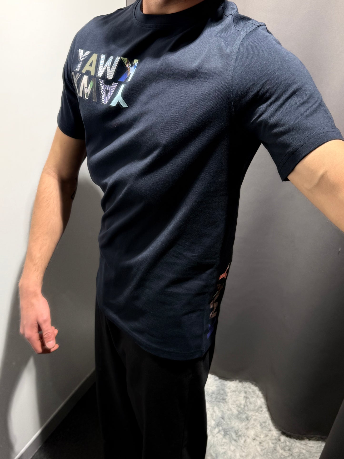 K-WAY T-Shirt girocollo uomo stampa ODOM JERSEY KWAY LETTERING