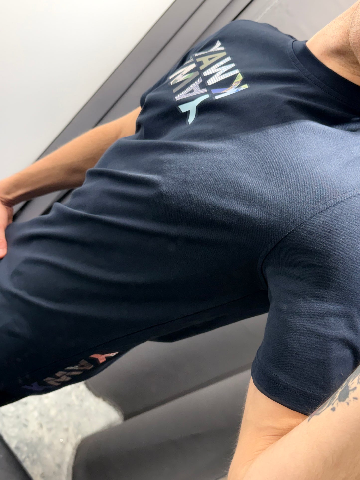 K-WAY T-Shirt girocollo uomo stampa ODOM JERSEY KWAY LETTERING