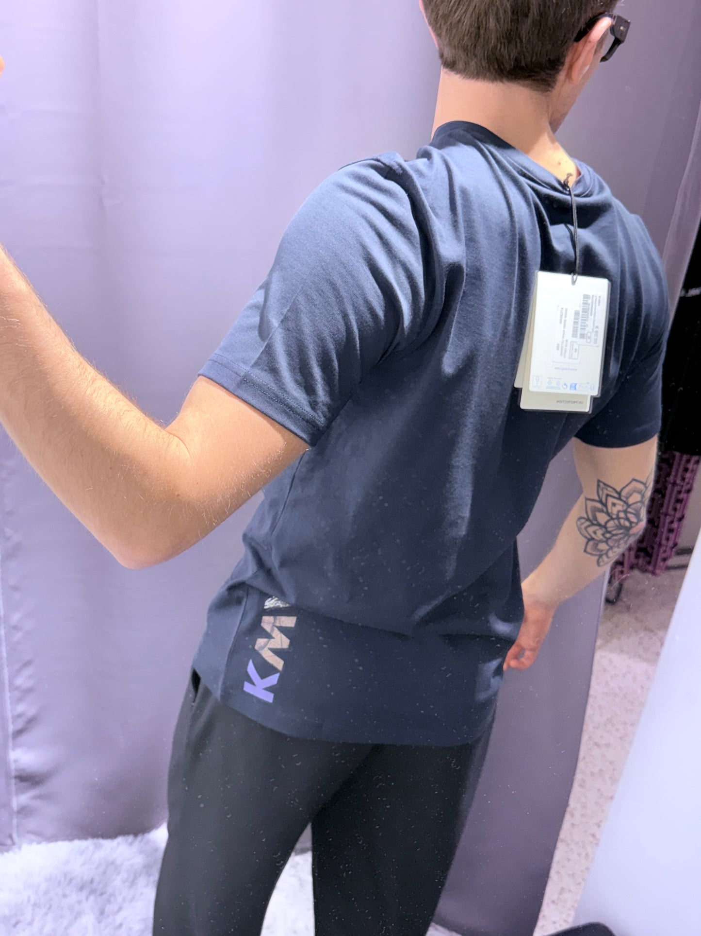 K-WAY T-Shirt girocollo uomo stampa ODOM JERSEY KWAY LETTERING