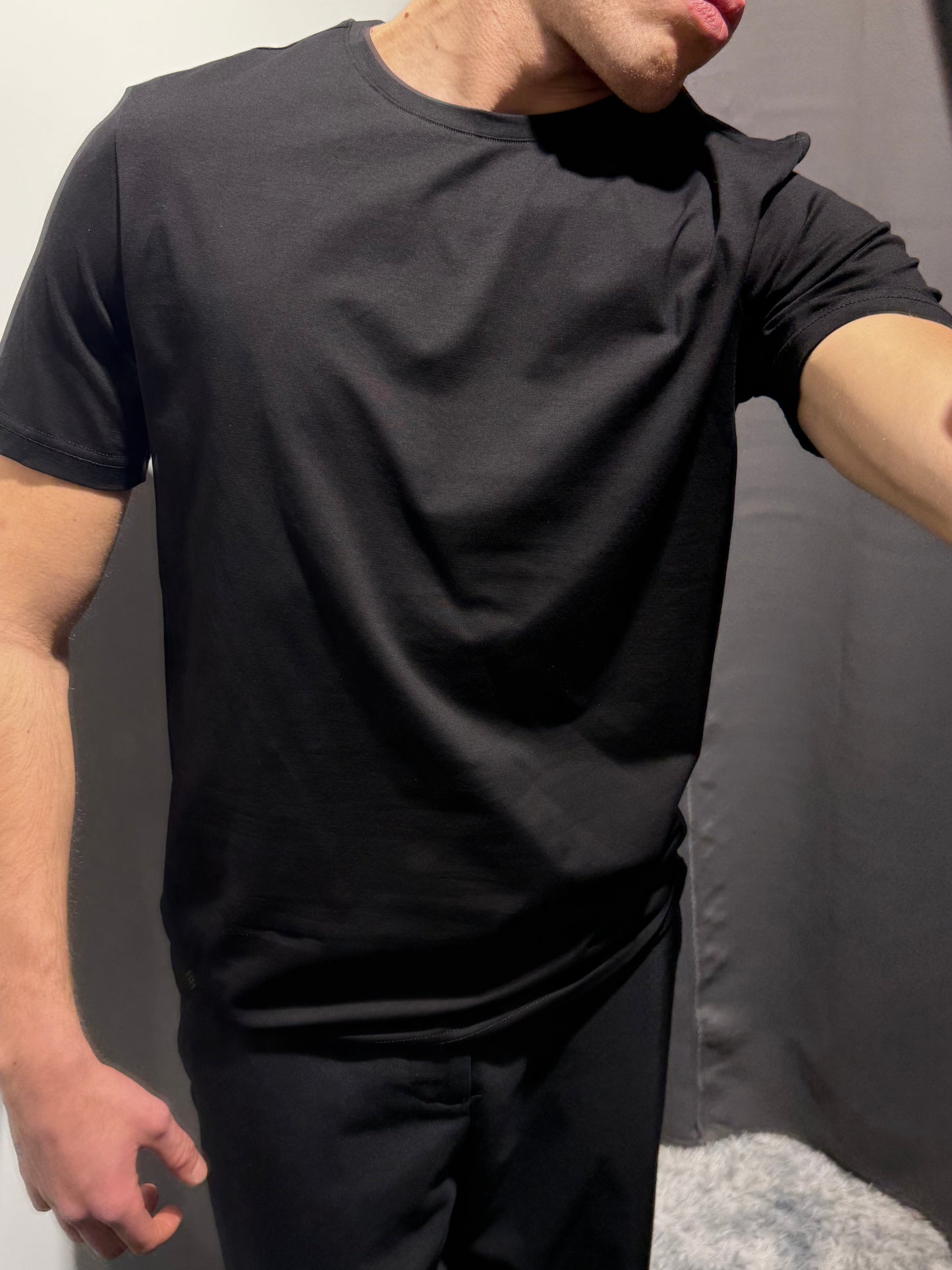 MARKUP T-shirt girocollo uomo basic cotone mercerizzato