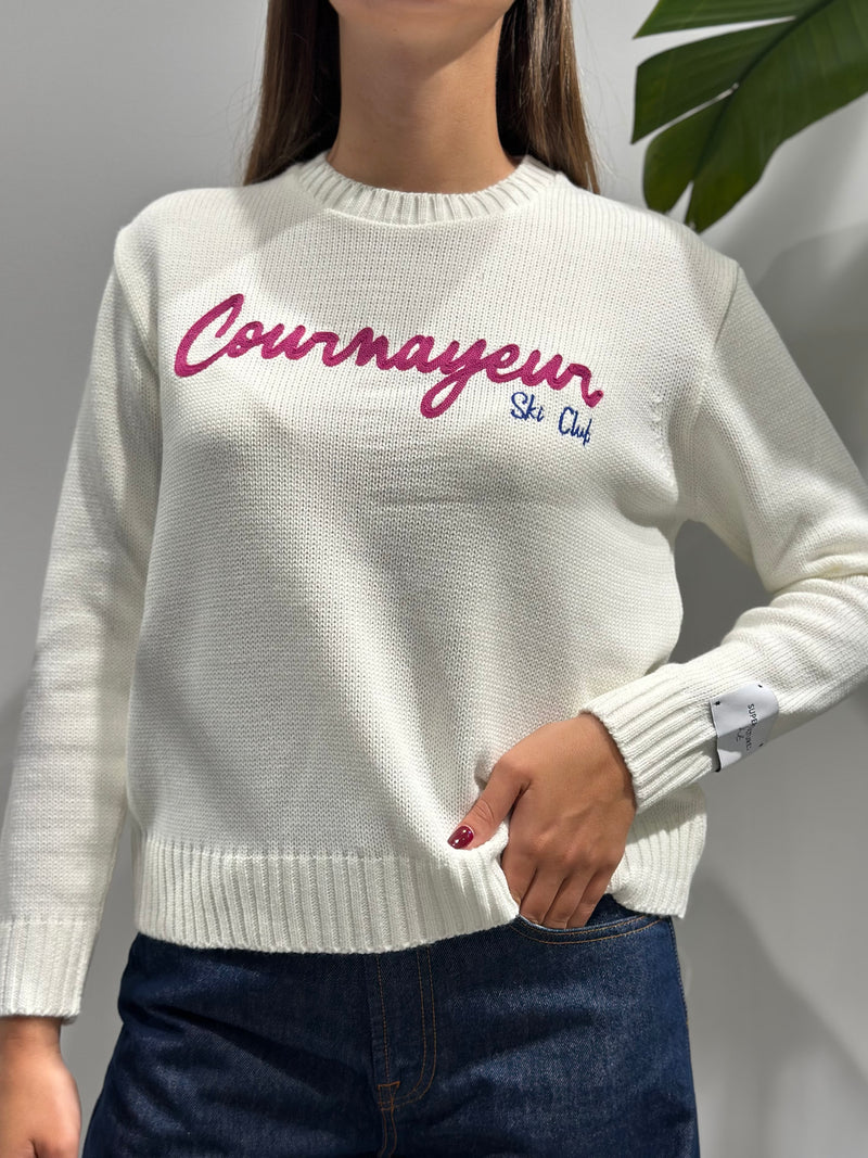 SUPERCULTURE Maglia courmayeur ski club