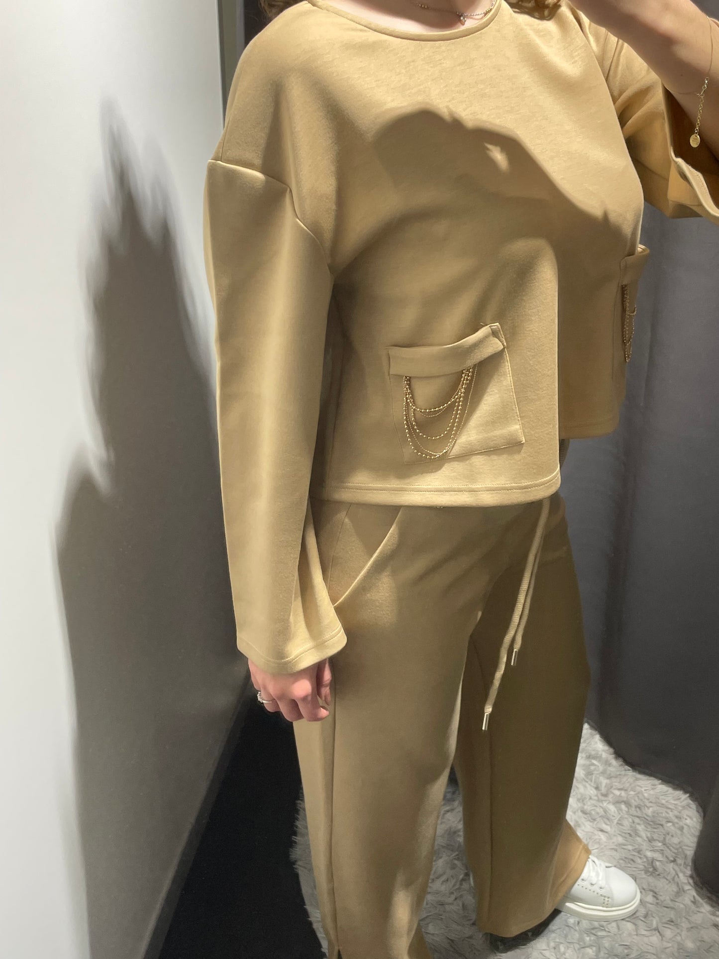 MARKUP Felpa in tessuto tecnico interlock