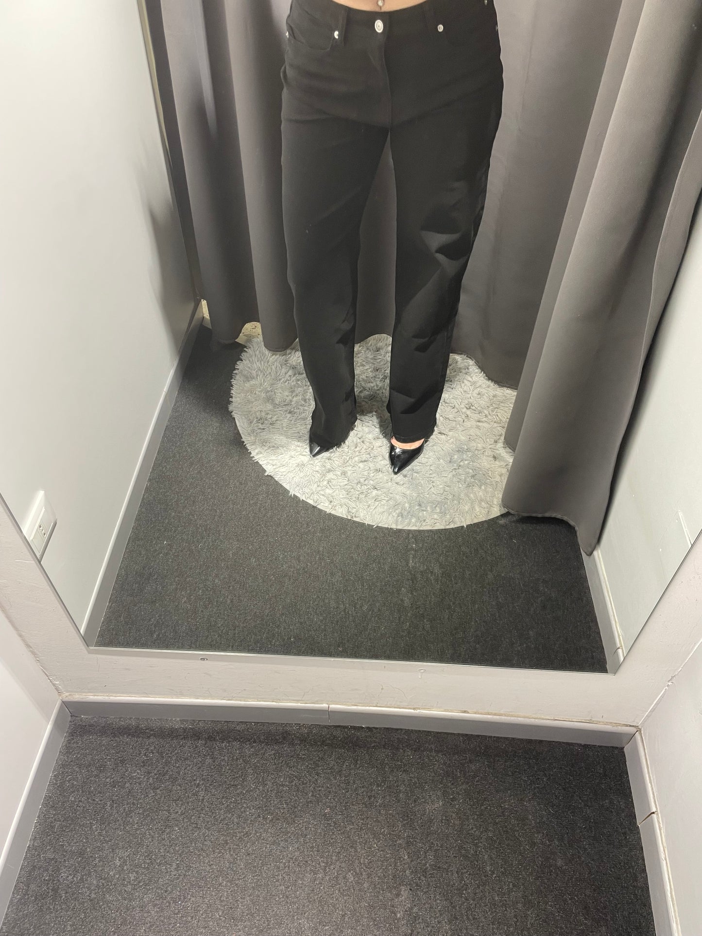 MARKUP Pantaloni a palazzo in tessuto bull denim