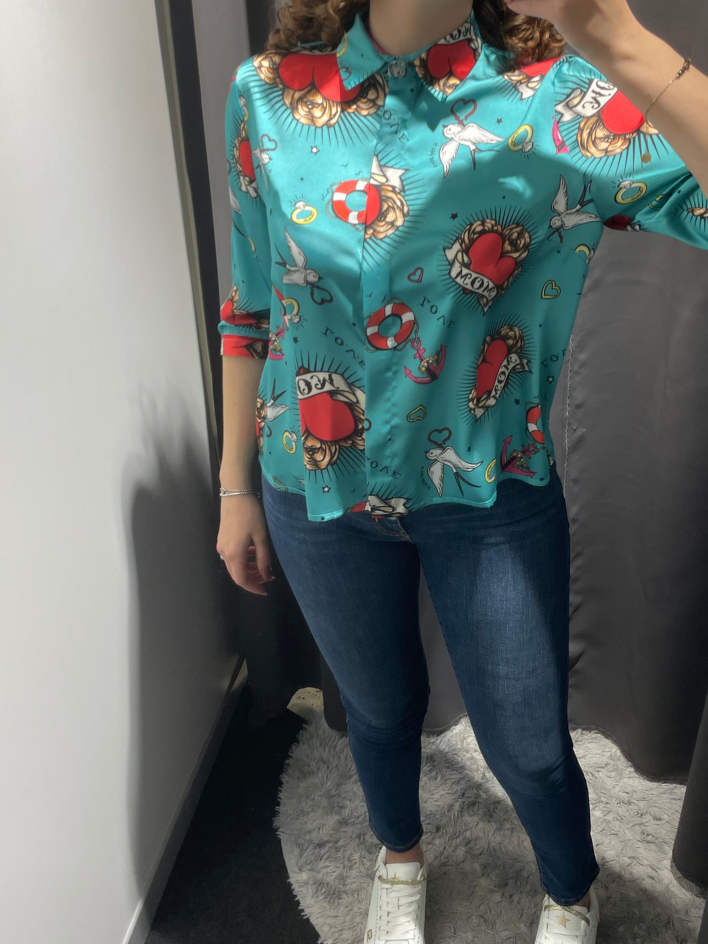 IL THE DELLE 5 Camicia stampa tatoo old style SPOON