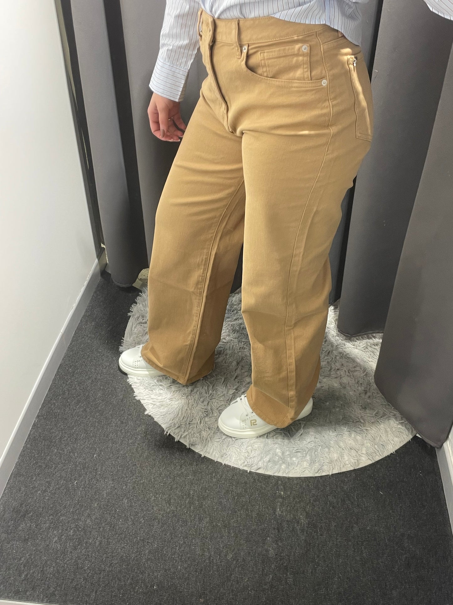 MARKUP Pantaloni a palazzo in tessuto bull denim